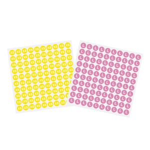 Tùy chỉnh Vòng may Kích thước Nhãn dính Kích thước quần áo dán cho may mặc (S, M, L, XS, XL, XXL, XXXL) - Product Image 5