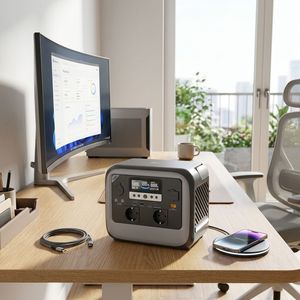 Centrale Électrique Portable 700W, Générateur Solaire à Onde Sinusoïdale Pure, Prêt à l'emploi, Charge Sans Fil, Alimentation de Secours Extérieure - Product Image 3