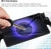 Case-Freundliches Blasenfreies Gehärtetes Glas für PlayStation 5 Portal Remote Player Kratzfest für PS5 Portal Displayschutzfolie