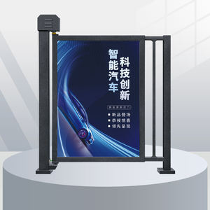 Clôture de sécurité automatique intelligente, porte coulissante en aluminium électrique intégrée, petit passage d'accès - Product Image 1