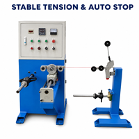 Enrouleur de fil automatique GS300 220V avec contrôle de tension stable, arrêt automatique, pour fil d'aluminium et d'acier, entraînement par anneau de roulement 5-450