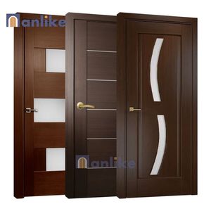 Anlike European Others <strong>Door</strong> Factory Manufacturer <strong>Gray</strong> Teak Entry Waterproof Veneer MDF Wooden Bedroom PVC <strong>Door</strong> - Product Image 4
