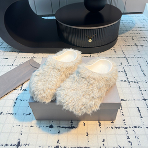 Genuine Wool-Lined Platform Clogs: Multi-Color Warm Winter <strong>Slippers</strong> - Product Image 4