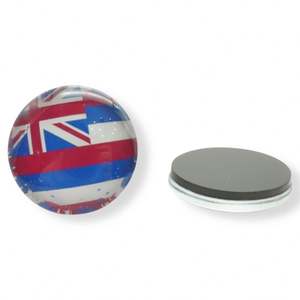 Aimant de réfrigérateur en verre Mandala de forme personnalisée OEM pour la décoration de la cuisine - Product Image 3