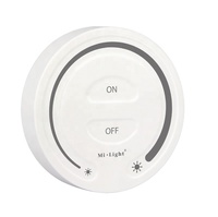 FUT087 Mi Light Miboxer Blanc Noir LED Contrôleur Smart LED Gradateur 2.4G Sans Fil Ajuster La Luminosité Télécommande