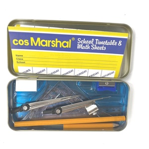 ชุดเครื่องมือคณิตศาสตร์ The Cos Marshal, ชุดวงเวียนโลหะสำหรับเด็กผู้ชาย 13 ชิ้น - Product Image 1