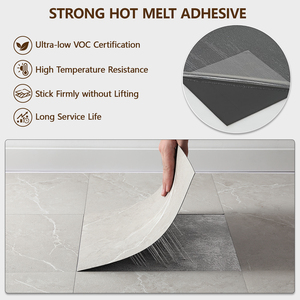 Dalles de sol en vinyle auto-adhésives effet marbre 2 mm, LVT PVC, à coller, imperméables, pour intérieur, Pavimento Marmo Adesivo - Product Image 4