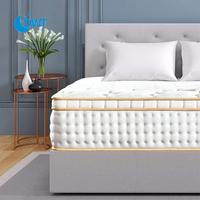 Matelas en mousse à mémoire de forme en gel à ressorts ensachés en polyuréthane Meubles de chambre à coucher Matelas de rêve Lit de sommeil Matelas roulant