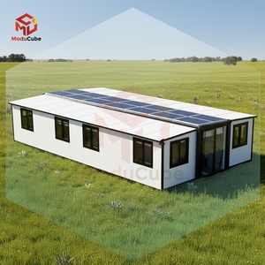 บ้านคอนเทนเนอร์แบบขยายได้ Moducube 3 4 5 ห้องนอน ขนาด 40 ฟุต พร้อมพลังงานแสงอาทิตย์ บ้านขนาดเล็กพับเก็บได้สำหรับใช้งานกลางแจ้งในยุโรป - Product Image 1