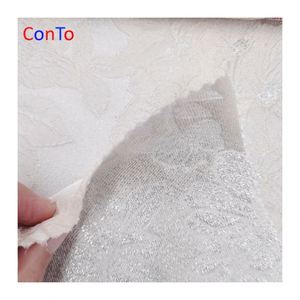 Fábrica que Suministra <span class=keywords><strong>Tela</strong></span> Metálica <span class=keywords><strong>Brocada</strong></span> Jacquard Scuba para Vestidos - Product Image 1