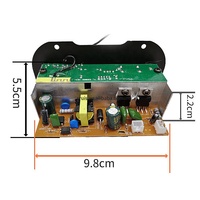 Amplificateur de caisson de basses carte Audio 12V 220V amplificateurs de puissance voiture ampli USB TF FM décodage 5-6 pouces Subwoofer DIY