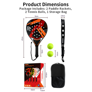 Raqueta de Tenis para Principiantes, Diseño Ligero, Portátil y Duradero con Núcleo de Espuma ABS EVA para Control y Precisión - Product Image 4