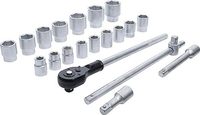 Juego de Llaves de Tubo de 21 Piezas de 3/4 de Pulgada, Duraderas y de Alta Calidad, Marca WZAUTO
