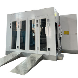 Cabine de peinture automobile Terra XPort certifiée CE ISO, filtre haute efficacité, chauffage électrique, porte entièrement vitrée, directement de l'usine - Product Image 1