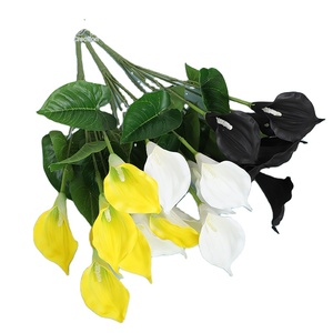 <span class=keywords><strong>Calla</strong></span> ช่อดอกไม้ประดิษฐ์,ดอกไม้ประดิษฐ์สำหรับตกแต่งบ้านงานแต่งงาน - Product Image 1