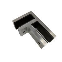 Supports de verre en acier inoxydable à 90 degrés - Utilisation industrielle et domestique moderne - Garantie de plus de 5 ans
