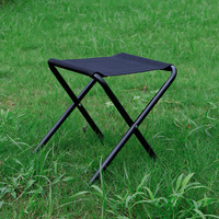 Table pliante d'extérieur, tabouret, chaise portable, banc ultra-léger, camping, pêche, style croisé, léger, facile à ranger, acier au carbone