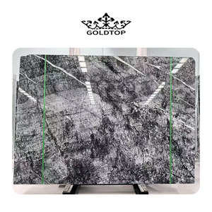 Losas de Mármol Plateado Italiano Pulido de Lujo GOLDTOP con Vetas Subtiles para Pisos Elegantes y Diseño de Paredes Refinadas - Product Image 1