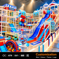 Équipement de terrain de jeux intérieur commercial, vente en gros directe d'usine, conception de thème personnalisée pour centre commercial FEC et installation