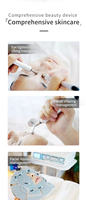 Masseur facial électrique galvanique 7 en 1, microcourant ABS, appareil de lifting du visage de bureau pour usage domestique, équipement de beauté