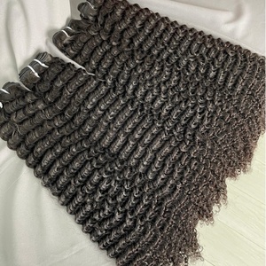 Extensiones de Cabello Indio Virgen sin Procesar, con Cutícula Alineada, Rizado Natural, 12A, Extensiones al por Mayor para Mujeres Negras - Product Image 3