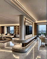 Projet de villa, meubles de luxe italiens, solution clé en main, meubles sur mesure, salon complet, canapés modernes