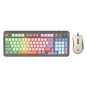 Xunfox K820 Ensemble souris et clavier de jeu filaire K820 Ensemble clavier et souris de jeu à membrane - Product Image 1
