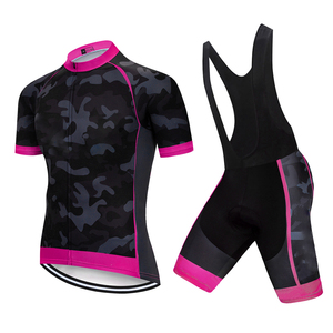 自転車ユニフォームセットサイクリングジャージービブショーツプラスサイズトライアスロン服カスタムRopa Ciclismoスポーツシャツ - Product Image 4