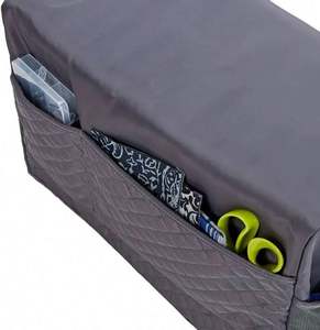 Free Sample Custom Foldable Polyester Protective Dust <b>Cover</b> <b>Sewing</b> <b>Machine</b> <b>Cover</b> with Pockets - Product Image 3