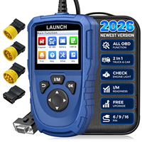 LAUNCH X431 CR HD V2.0 24V Escáner de Diagnóstico para Camiones de Trabajo Pesado, Consulta de DTC, Verificación de Voltaje de Batería, Actualización Gratuita de por Vida