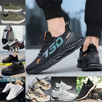 Chaussures décontractées pour hommes, styles variés, en toile respirante, style skate, plateforme, chaussures de papa, antidérapantes, à semelle épaisse, en maille, vente en gros