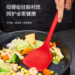 Silicone Spatula Non Stick High Temperature Resistant Food Grade Kitchen Utensil For Cooking - Product Image 1