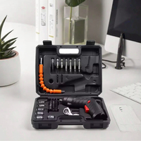 Juego de Destornilladores Eléctricos Recargables Totalmente Automáticos, Mini Taladro Manual de Alta Potencia, Herramienta Práctica para Uso en el Hogar y la Oficina
