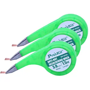 Tüm satış fiyatı Desoldering fitil Proskit DP-033D desoldering örgü lehim sökücü tel BGA lehim fitili