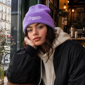 Custom Logo Ski Knit Beanie OEM Embroidery <b>Silicone</b> Label High Quality Unisex Warm Premium Winter Hat Wholesale - Product Image 5