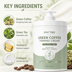 Crema Reafirmante con Vitamina E y Café Verde para una Experiencia SPA, Hidratación Profunda, Reafirma la Piel, Suaviza y Atenúa la Piel Seca y Áspera (ODM/OEM) - Product Image 2