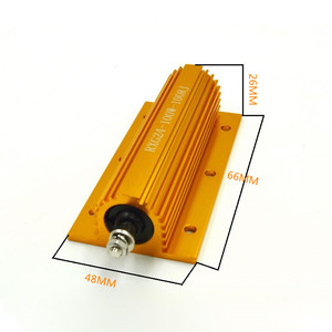 50W 100W nhôm Điện vỏ kim loại trường hợp wirewound điện trở 0.01r ~ 100k 1 4 6 8 10 20 200 500 1K 10K <span class=keywords><strong>ohm</strong></span> kháng rx24 dssrqi - Product Image 2