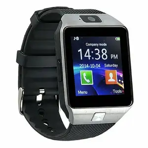 Penjualan terlaris kartu SIM TF jam tangan pintar pelacak kebugaran telepon pendukung jam tangan pintar DZ09 dengan kamera Pedometer