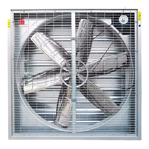 Ventilateurs muraux d'évacuation industriels à volets roulants 24 pouces 54 pouces 6000 CFM Haute efficacité <span class=keywords><strong>Ventilation</strong></span> d'air de toit pour élevage de volailles Restaurant - Product Image 3