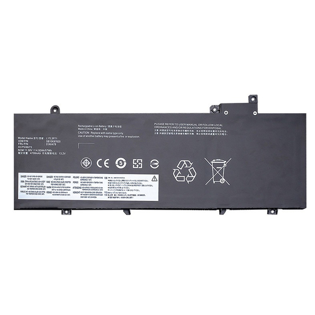 T480S 01AV478 L17L3P71 Battery for Lenovo ThinkPad T480S Laptop Battery. 01AV478 L17L3P71 57Wh 11.58.v Battery