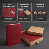 Carnet à couverture rigide en cuir PU A5 80g avec logo personnalisé, 100 feuilles intérieures, cadeau promotionnel publicitaire pour entreprise