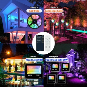 Reflector LED Inteligente con WIFI y Bluetooth, RGB, Control Remoto por Aplicación, Resistente al Agua, Temporizador, Iluminación LED para Jardín, Paredes, Árboles y Paisajes - Product Image 5