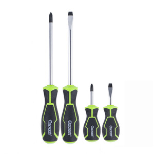 Qtools Professional <b>Screwdriver</b> Set 8 Pc Crv Steel Precision Flat Head With Anti Slip Handle For Diy Repair - Product Image 2