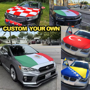 Funda para Capó de Coche con Bandera de <span class=keywords><strong>Portugal</strong></span>, Funda para Espejo Retrovisor con Bandera de Marruecos, Tela Elástica de Haití, Personalizable - Product Image 6