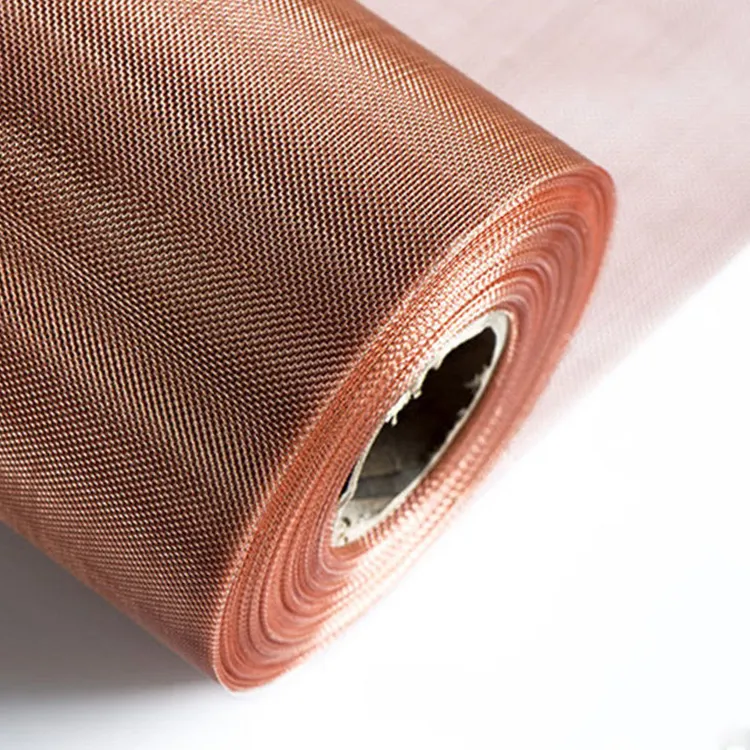 200 Mesh 75 Micron Zuiver Rood Koper Koper Metallic Draad Geweven Stof Mesh Doek 1X30M Roll Voor faraday Kooi