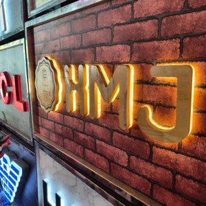 Letrero LED Personalizado con Letras de Canal 3D en Acrílico Galvanizado RGB con Transformador para Oficina y Bodas - Product Image 1