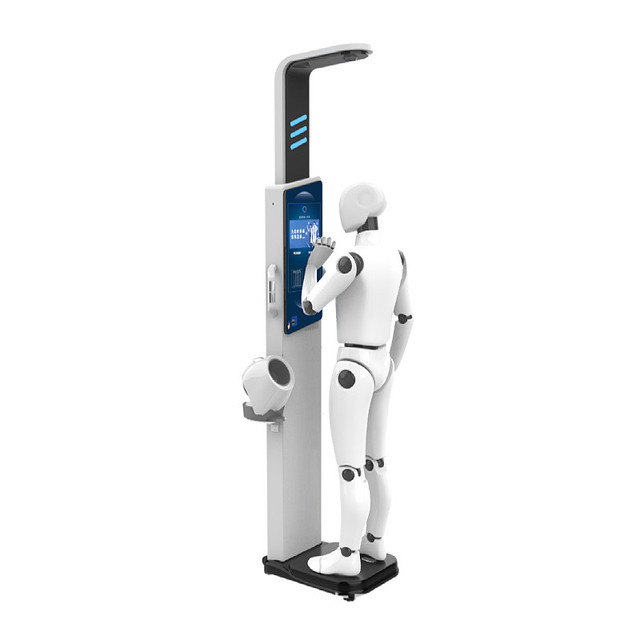 Intelligent Body Analyzer Scale with Big LCD Display ABS Material for Fitness Centers Gyms OEM ODM Customized Support
