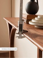 Nouvelle table console en bois massif de style chinois, en noyer noir d'Amérique du Nord, design moderne et simple pour l'entrée et le salon