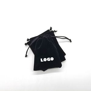 Bolsa de Terciopelo Personalizada OEM de Alta Calidad con Logotipo Impreso, Bolsa de Regalo para Cosméticos y Joyería con Cordón Rosa - Product Image 6