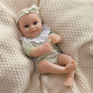 Yeezwood 40cm 16 '<span class=keywords><strong>muñeca</strong></span> Reborn de cuerpo completo de vinilo para niños de nuevo estilo para niña muñecas de bebé de <span class=keywords><strong>silicona</strong></span> realistas - Product Image 2